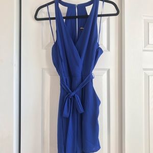 Express Royal Blue Romper NWOT